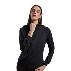 ار اند بي جاكيت اكتيف سادة بسوستة للاغلاق للنساء 525-0454WY003-2