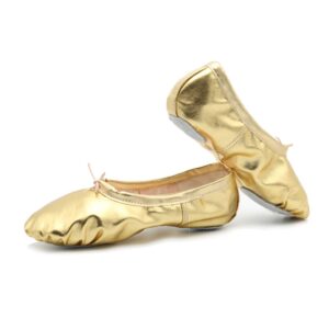 ليجو حذاء رقص للنساء بنعل ناعم لممارسة اليوغا، حذاء باليه