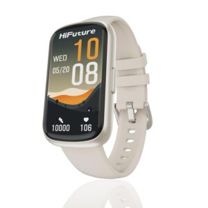 HiFuture EVO2 1.47-Inch IPS Display Smart Band for Unisex, Beige