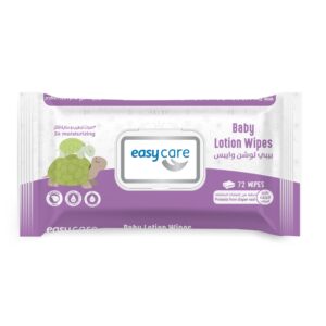 ايزي كير مناديل مبللة للأطفال مع لوشين ، ٧٢ منديل