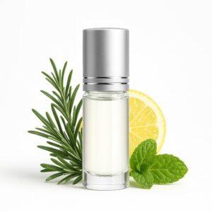 زيت عطر إكليل الجبل للذاكرة والتركيز للجنسين – Rosemary Focus Perfume Oil 12ml Roll-On – Perfumes for Women & Men – عطر طبيعي خالٍ من الكحول بثبات طويل من لا بيرفيوم نيتش