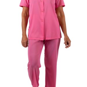 بيجامة Shadowline نسائية قصيرة الأكمام بتلات