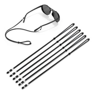 Glasses Strap(6 PCS) Sports Eyeglass Strap,Adjustable Sunglasses Lanyard Neck Holders Cord Retainer for Men Women