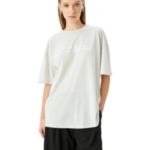 KOTON Womens Oversized T-Shirt Modern