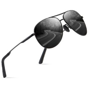 نظارة شمسية بايلوت مستقطبة للرجال والنساء من يوكانا مع إطار معدني للحماية من الأشعة فوق البنفسجية 400 للقيادة والجولف والصيد