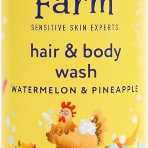 غسول الشعر والجسم من تشايلدز فارم تشايلدز فارم، البطيخ والأناناس، قطعة واحدة