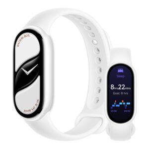 Xiaomi Smartband 10, 1.72" AMOLED Display, Fast Charge, 150+ Sports Modes, Health and Sleep Monitoring, HyperOS 2.0. Waterproof 5ATM, Compass, Pearl White