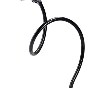 Long ARM Flexible Mobile Holder, Lazy Bracket Stand, Clip Holder, Metal Double Clip for All Mobile, Fit On Desktop Bed Mobile Stand for Bedroom, Office, Kitchen (Black)