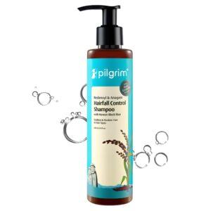 بيلغريم شامبو ريدينسيل اند اناجين للتحكم في تساقط الشعر مع الارز الاسود الكوري 200 مل | مضاد لتساقط للرجال والنساء | يقلل من | يعزز سماكة | لجميع انواع