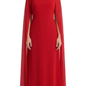 فستان ماكسي طويل الاكمام للنساء من مانيكان، فستان سهرة شيفون اسود انيق، طول الارض مع رقبة غير متماثلة، ملابس رسمية