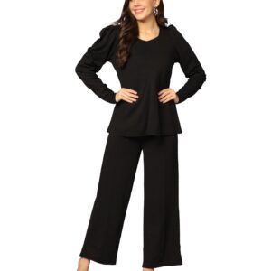 طقم ملابس كو - اورد ليكرا أنيق للنساء من ليريا فاشون، طقم ملابس كو - اورد بأكمام طويلة للسفر للنساء، طقم سهرة مسائية للنساء