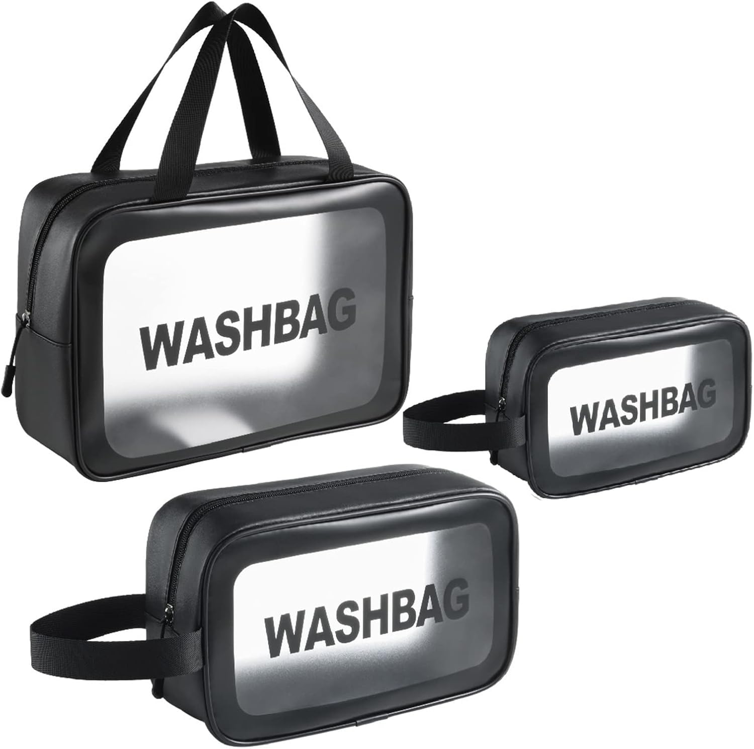 61JTmX8z3QL طقم شنط رحلات 3 قطع وتر بروف في جلد - تنظيم جميع ادوات المكياج والعناية الشخصية بأناقة - مقاوم للماء ومناسب لرحلات البحر والسفر - أحجام متعددة - متعدد الألوان