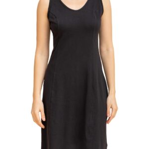 فستان حريمي بدون اكمام قطني متوسط الطول من شارمين