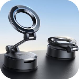 Lamicall Phone Mount for Car [70LBS Powerful Suction] for Magsafe Car Holder, 360° Adjustable Suction Cup Phone Mount Dashboard & Windshield for Truck for iPhone 17 16 All Smartphone