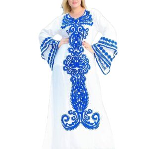 عباية للنساء من الامل شوب، مصنوعة من القماش، باللون الأسود، مقاس متوسط إلى كبير جداً، بتصميم عادي مطرز