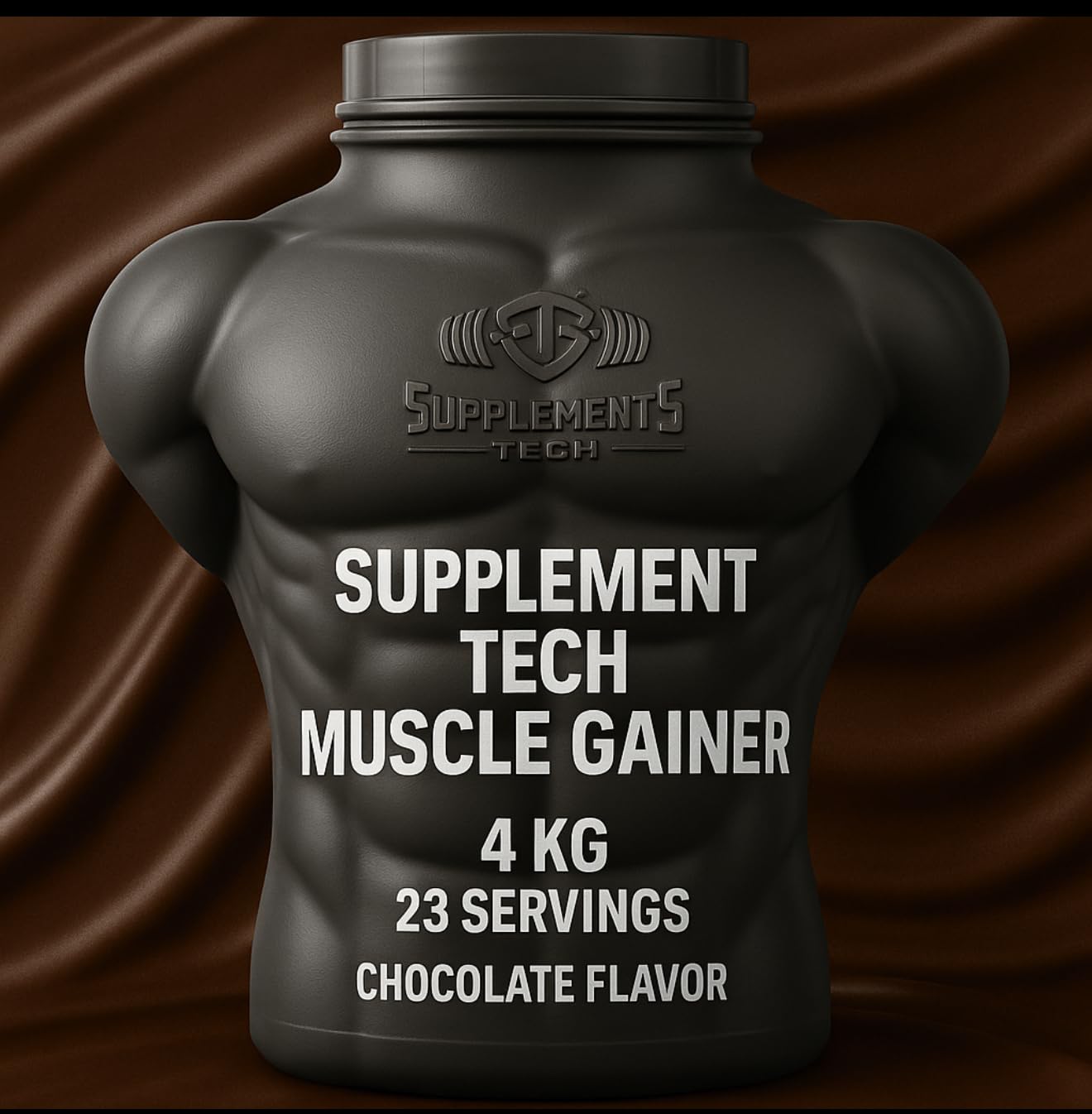 61Kam4JQx9L مسحوق بروتين متطور لاكتساب العضلات بنكهة الشوكولاتة، 4 كجم، 23 حصة، مسحوق بروتين ادفانسد ماس جاينر