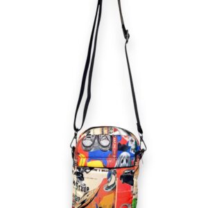 شنطة كروس صغيرة مبطنة بجيبين وحزام عريض للنساء من ايليفين