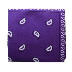 سكارف قطن للشعر للنساء، أرجواني