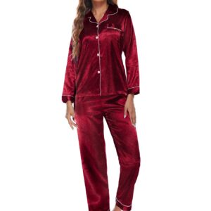 طقم بيجامة من قطعتين من الدانتيل، طقم بيجامة متطابقة للأزواج من الساتان الحريري بأزرار سفلية وأكمام طويلة، طقم بيجامة مكون من قطعتين ملابس نوم قصيرة الأكمام من شو داي