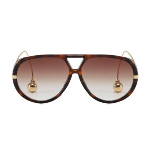 نظارة شمسية افياتور ريترو كبيرة الحجم للنساء من بوبوكسلين، حماية من الاشعة فوق البنفسجية، نظارات شمسية عصرية كبيرة وعصرية للنساء 2025