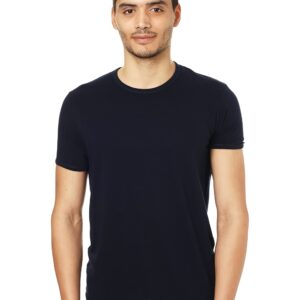 فانلة سادة برقبة دائرية واكمام قصيرة للرجال من هيرو بيسيك (عبوة قطعة واحدة)