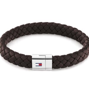 سوار معصم من الجلد للرجال من تومي هيلفجر - مريح من اسود او براون