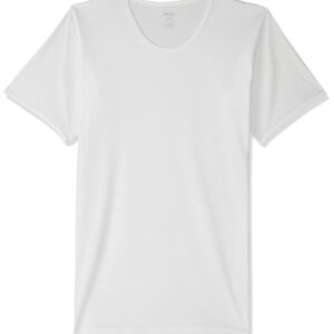 فانلة داخلية سادة بأكمام قصيرة ورقبة دائرية للرجال من كول - أبيض، اكس اكس لارج