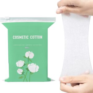 200 قطعة من وسادات قطنية فاخرة قابلة للتمدد، مزيج من الثقوب المفتوحة وغير المفتوحة، قطن مرطب لمكياج الوجه، لجمال النساء والعناية الشخصية