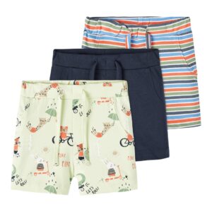 طقم شورتات ان بي ام فوريس 3 قطع للأولاد من نايم ات (عبوة واحدة)، قطن