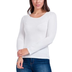 فانلة داخلية قطن بدون أكمام بياقة مرتفعة للنساء