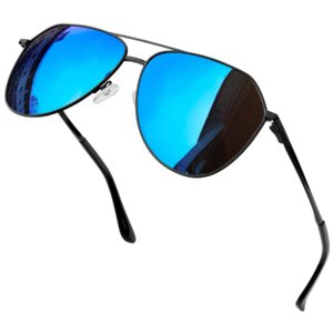 نظارة شمس بتصميم كلاسيكي للجنسين من جوبين بعدسات مستقطبة وإطار معدني خفيف للحماية من الأشعة فوق البنفسجية بطول موجي 400