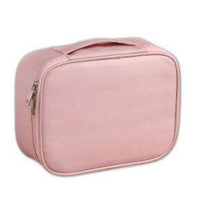 شنطة واسعة لتخزين مستحضرات التجميل ومنتجات العناية الشخصية مع عدة أقسام مرتبة كافية للكريمات والشامبو والمكياج، للرحلات والنوادي والاستخدام اليومي (لون B)