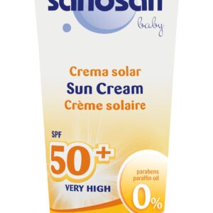 كريم وقاية من الشمس للأطفال 50 بلس سانوسان، 75 مل، لنوع البشرةحساسة، SPF، 75.0 ملليلتر - قد تختلف التعبئة