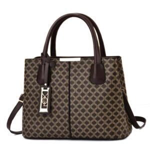 حقيبة يد عصرية للنساء كتف بسيطة ومطبوعة قيبة توت واسعة من ايوتيو