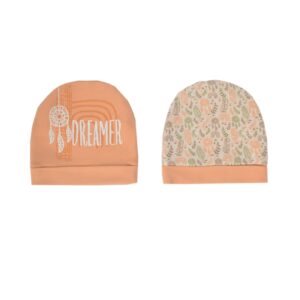 طقم بونيه للأطفال بعمر 3 اشهر من جونيور