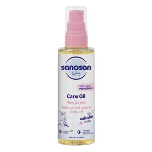 زيت للجسم كامل من سانوسان لتجديد وتهدئة بشرة الطفل الحساسة، مناسب للبشرة الحساسة، 100 مل