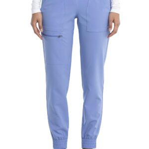 سروال تمريض نسائي بخصر متوسط الارتفاع وساق مدببة من شيروكي