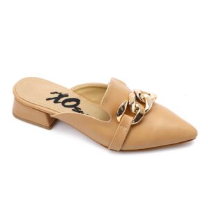 اكس او ستايل شبشب جلد للنساء