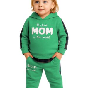 طقم ملابس اطفال بناتي شمواه قطعتين من DOMESO بنطلون + تيشرت عمر سنه/سنتين/3 سنوات