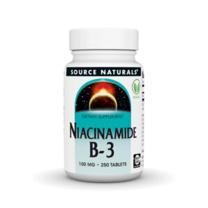 سورس ناتشورالز مكمل غذائي B-3 من نياسيناميد، 100 ملغ - 250 قرص