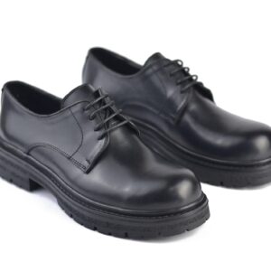 حذاء تشانكي من الجلد الطبيعي ، بنعل مرتفع رابر ، مقاوم للانزلاق