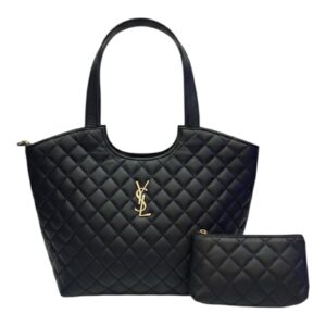 شنطة حريمي جلد فاخر يد وكروس متعددة الاستخدام – تصميم كابتونيه مبطن راقي مع محفظة صغيرة ، حقيبة أنيقة عملية مثالية للشغل والاستخدام اليومي