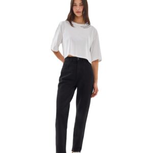 بنطلون جينز بقصة موم للنساء من ال سي وايكيكي