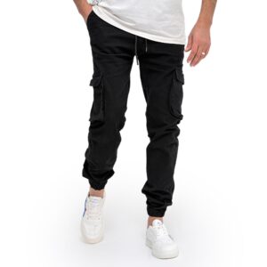 بنطلون باجى رجالى جبردين قطن – قصة واسعة مريحة – خامة تقيلة مناسبة للخروج والاستخدام اليومي