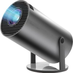 1080P Projector 4K Home Cinema,Mini Portable بروجكتر with Hi-Fi Speaker, Indoor Outdoor LED, Android 11, 8000 Lumens, 5G WiFi 6 & Bluetooth 5.2 (Black)