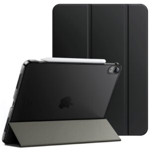JETech Case for iPad Air 11-Inch M3/M2 (2025/2024), iPad Air 5/4 (2022/2020 5th/4th Generation 10.9-Inch), Slim Stand Hard Back Shell Cover with Auto Wake/Sleep (Black)