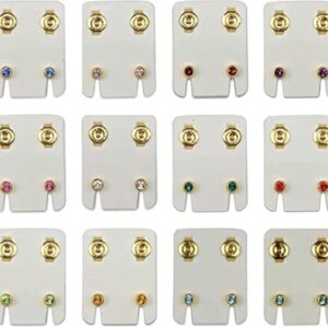 حلق طبي درزن/12، متعدد الألوان