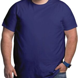تيشرت قطن صيفي برقبة دائرية للرجال، مقاس 2