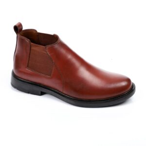 هاف بوت من الجلد الطبيعي للرجال