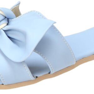 OX womens OX-W-Light Blue/Light Blue Slipper